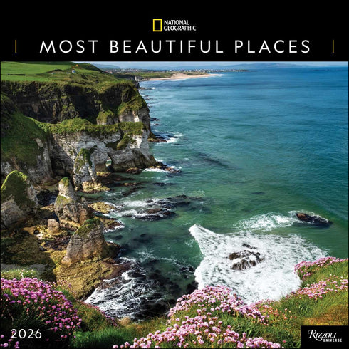 NATIONAL GEOGRAPHIC: MOST BEAUTIFUL PLACES 2026 WALL CALENDAR
